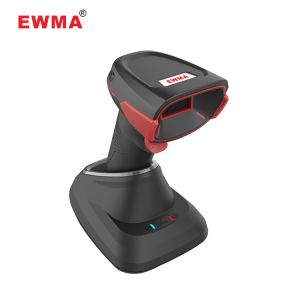 New Wireless2.4G+ Blue Tooth 2D Barcode Scanner Qr Code Reader with Charging
