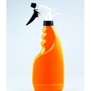 Plastic Pe Recycled Orange 250Ml Trigger Spray Bottle Customized