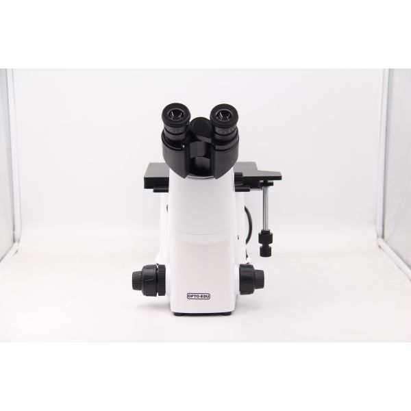 Trinocular Head Metallurgical Optical Microscope 4 Holes Nosepiece Three Layer