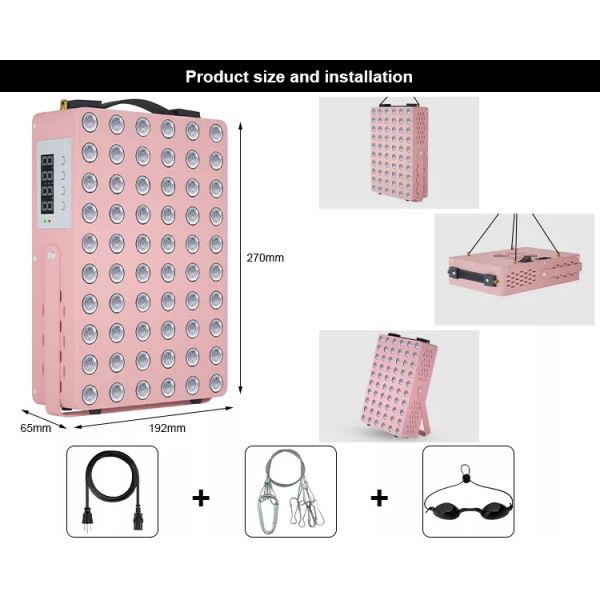 300W 660nm 850nm Infrared Red Light Therapy Lamp Wrinkle Remover OEM ODM
