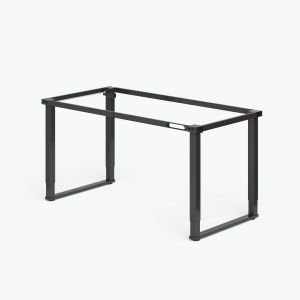Electric Adjustable Height Workbench Frame Dual Motors 4 Leg Desk Frame 100KG