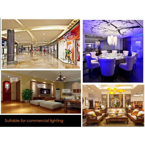 45W 3000K LED Recessed Led Lights for Indoor Environments Dia.186 * H215mm 3200lm/R3B0375