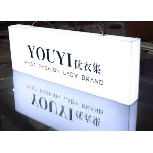 Battery Powered Slim Alphabet Light Box , Edgelight Illuminated Acrylic Light