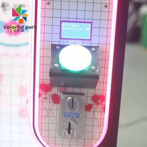 Lovely Gifts Claw Crane Machine Black Moonlight Box Scissors Machine Doll Game