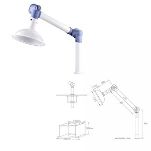 110mm PP Laboratory Fume Hood Polypropylene Science Lab Fume Hood