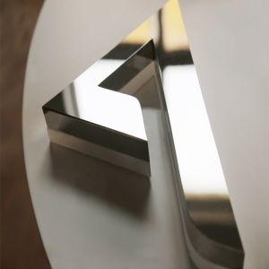 China Luminous Letters Sign Outdoor Storefront Custom Stainless Steel Back-lit Signboard Metal Logo Acrylic Alphabets on sale