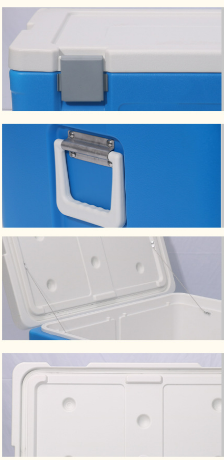 Portable Cooler Ice Box with 535*410*300mm Inner Dimensions, 6.4kg± 5% Weight