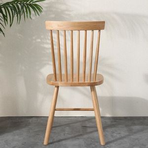 Nordic solid wood Windsor chair solid wood dining chair back chair exit simple