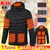 2022 Winter Puffer Coats Custom Waterproof USB Electrical Heated Jacket Men′s