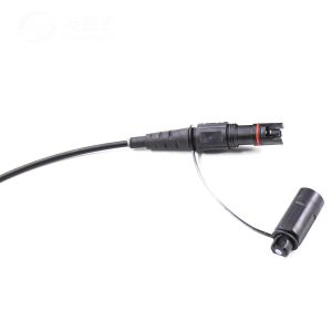 Outdoor Waterproof Fiber Optic Patch Cord with MPO MTP Connector and IP67 Protection for Harsh Environments