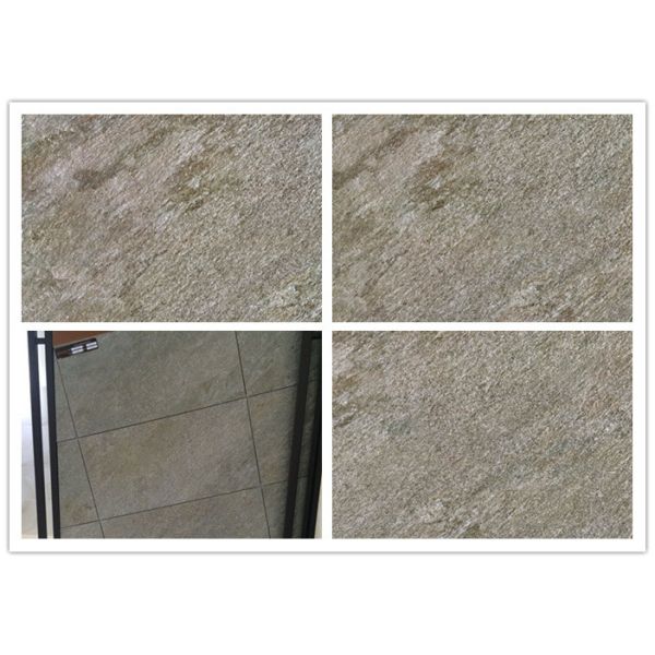 Quality Glazed Sandstone Ceramic Floor Tiles Concave Convex Pattern Surface Treat wholesale