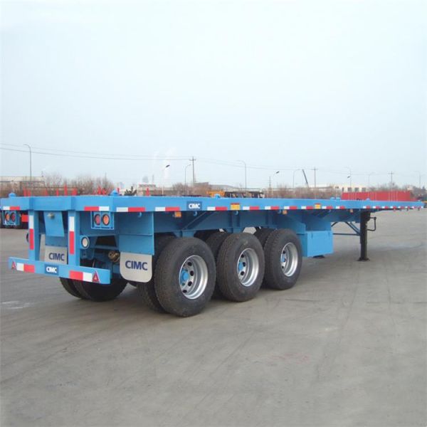 CIMC Best Quality 3-4 Axles 60t New lowbed Low Bed Semi Trailer 3 Axles 80t Lowbed Lowboy Low Flatbed Trailer For Sale