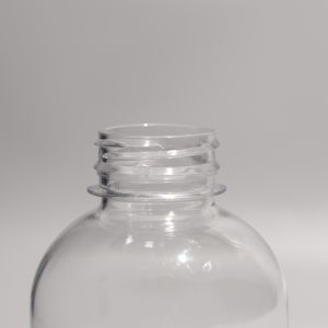 Transparent PET Bottles with Screw On Aluminum Caps