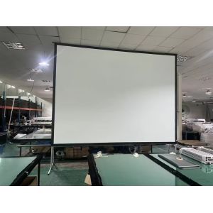 220" Rear And Front Fast Fold Projection Screen With Drape Kits , Outdoor