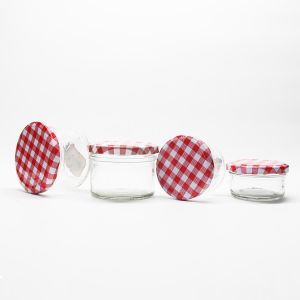 Personalized Custom Clear Frosted Freezing Glass Jar Honey For Jam Honey