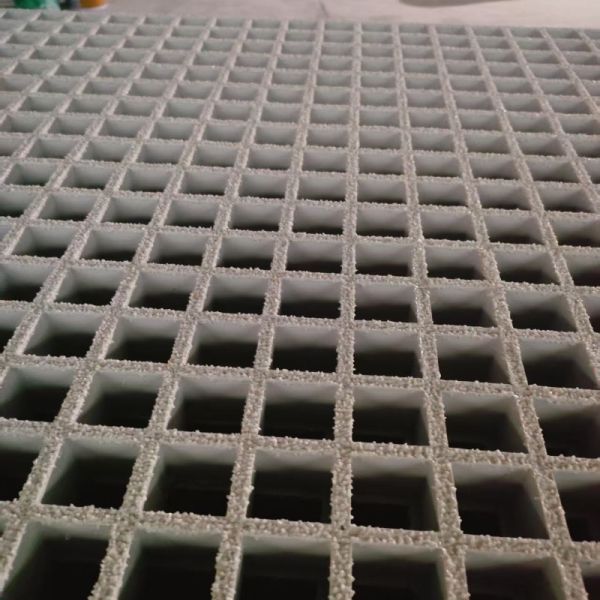 Easy Quick Installation Glass Fibre Grating Sheets Long Lasting Durability For