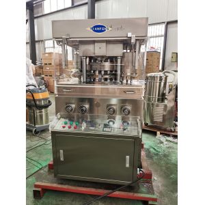 SS304 4 Pole Big Cube Pill Tablet Compression Machine