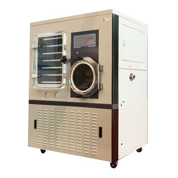 Quality LGJ-100F 1.04M2 Top Press In Situ Silicone Oil Heating Freeze Dryer Low Noise wholesale