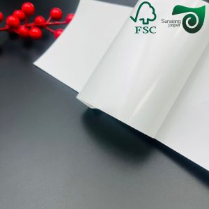 226μM Self Adhesive Sticker Paper White Glossy Waterproof Polypropylene