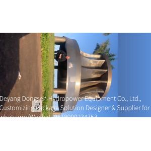 Generate Power Customized Blade Height Stainless Steel Hydro Turbine Runner for