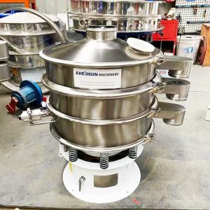 Stainless Steel Vibrating Screening Machine With High Precision Powder