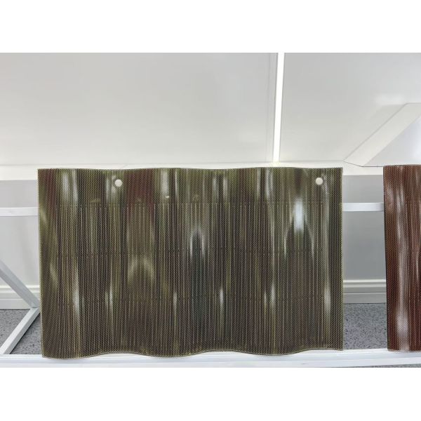 Direct Photovoltaic House 35W Curved Surface Solar Panel Roof Tile with Max.