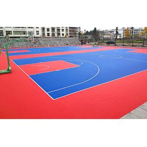 IAAF Anti Aging PP Interlocking Tiles Moistureproof Sport Flooring
