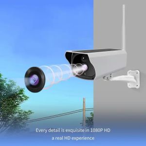 Battery Wifi Camera Home CMOS 4G Solar Powered Security Camera