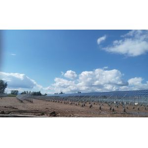 Q235B Q345B solar panel Brackets With Hot Dipped galvanization / anodizing PV