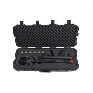 Single Soldier Operating 1120mm Hand Held Mine Detector Pulse Induction