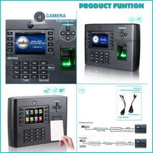 Big Capacity Biometric Fingerprint Access Control and Time Attendance with