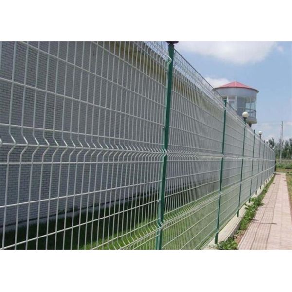 Quality Pvc Or Powder Coating Curved Welded Metal Fence Garden Iso9001 Passed wholesale