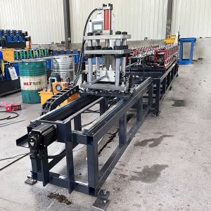 Adjustable Cutting Length C Stud Roll Forming Machine With Hydraulic Cutting