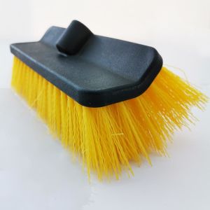 Hard Bristle Bi Level Floor Scrub Brush For Deck Concrete Pole Not Included