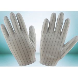 Clean Room ESD Disposable Gloves , Static Proof Gloves High Durability