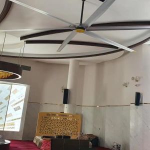 Cheap 6.1M/20FT Ventilation Fan Synchronous Permanent Magnet Motor HVLS Large Industrial Ceiling Fan for sale
