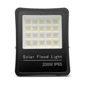 Cheap Solar Powered IP65​ 2-3 Rainy Days 200W Light Control Solar LED Flood Lights For Factory Lighting for sale