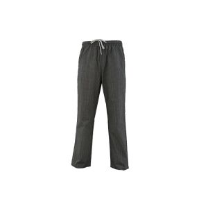 Cheap Acid Resistant Men'S Protective Work Clothing Yarn Dyed Check Chef Trousers for sale