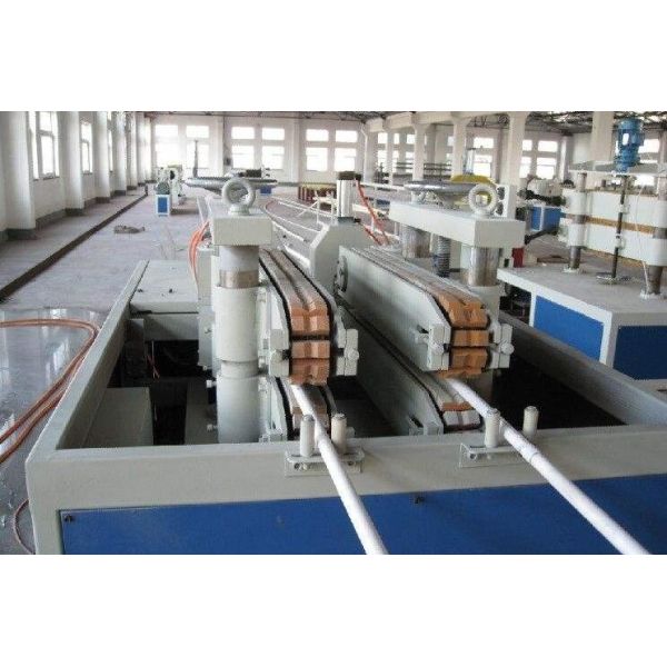Twin Screw PP PE Twin Pipe Plastic Extrusion Line PVC Electrical Conduit Pipe Making