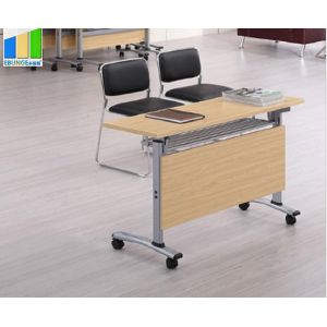 Ebunge Office Meeting Training Folding School Table Folding Desk With Wheels