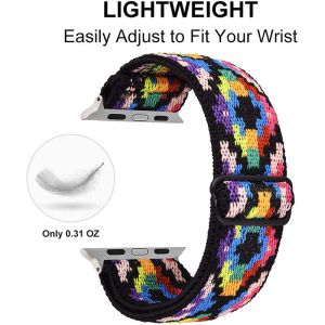 Durable Smart Watch Nylon Bands Seamless fit Breathable Adjustable Buckle