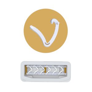 QueuesClip TM Multiple Non Absorbable Polymer Ligating Clips NLC-CL