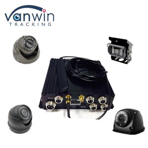 MAX 512GB Dual SD Card Storage 4CH Mobile DVR With 4G GPS 1080P Full HD SD Card