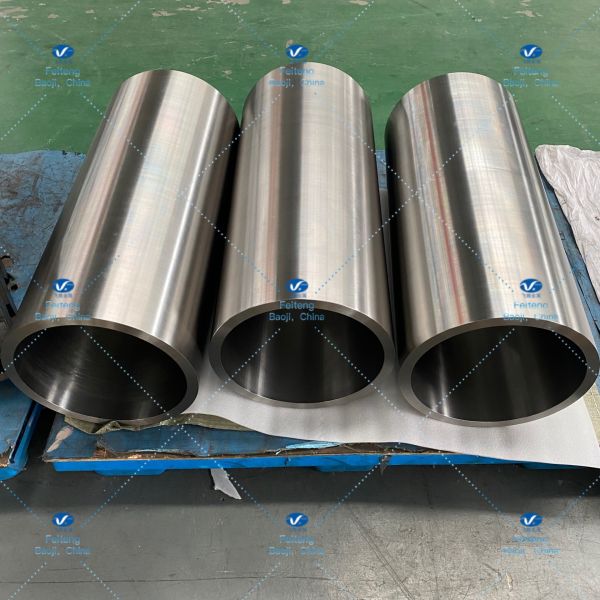 Quality Gr5 ASTM B348 Cylinder Titanium Seamless Tubes 350OD*310ID*780L wholesale
