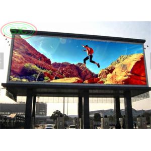 Full color outdoor P10 LED billboard 2 scan driving mode with high brightness