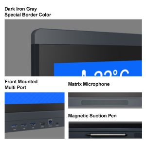 LCD Basic Interactive Board 86 Inch Android All in One Touch Screen PC for