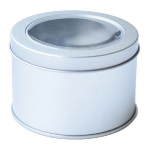 350ml Ice Cream Tin Cookie Containers Cylindrical OEM Aluminum Canister