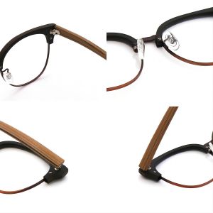 Compound Color Imitation Wood Acetate Glasses Frames MR 0462