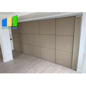 Soft Cover Folding Sliding Operable Partition Walls Acoustic Conference Room Dividers