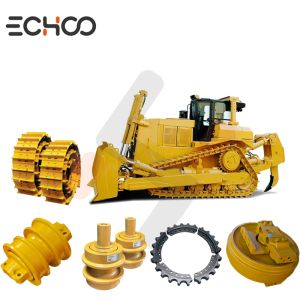 China Bulldozer D10R Idler Bottom Roller Upper Roller Sprocket Chassis Component Manufacturer on sale